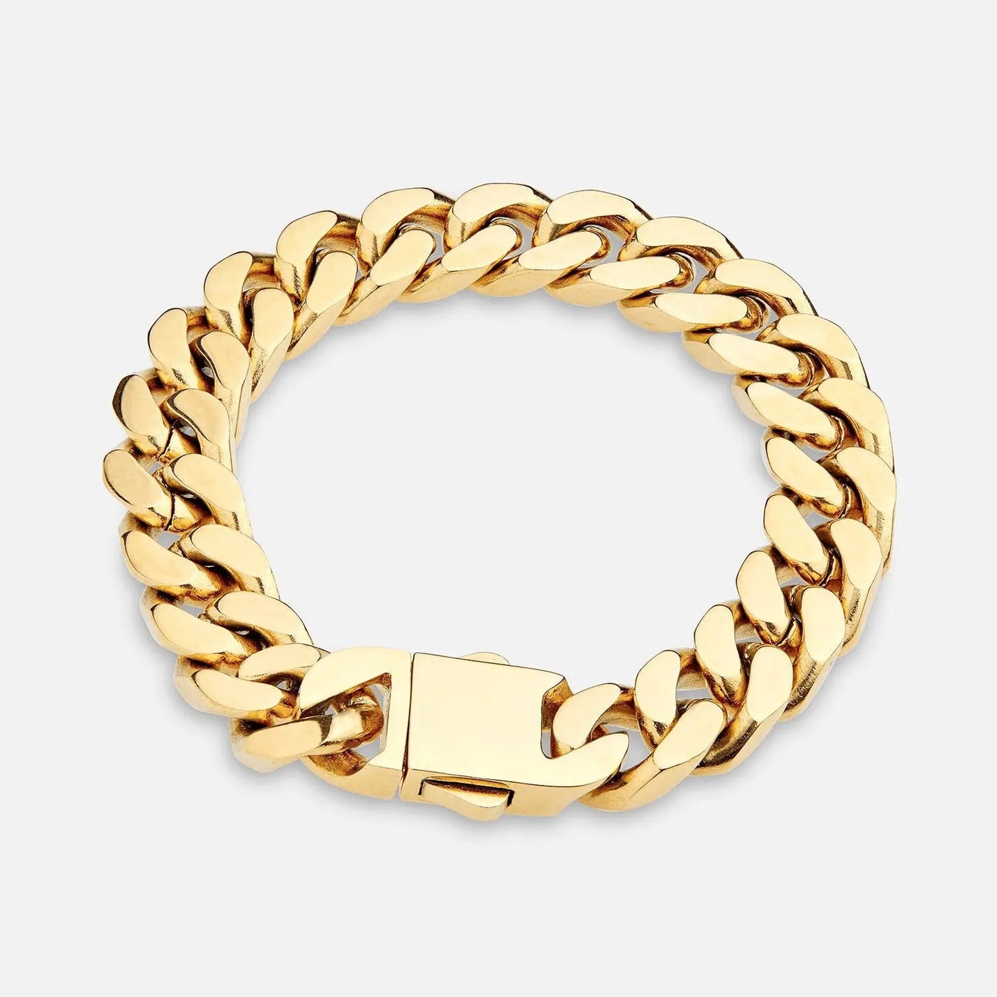12MM Cuban Bracelet - Gold - Cartice™LuxuryJewelryGoldSilverWatchBraceletNecklaceChainIced-outCubanMoissaniteTarnish-freeStainlessDurablePremiumShinePlatedStatementDiamondAffordable