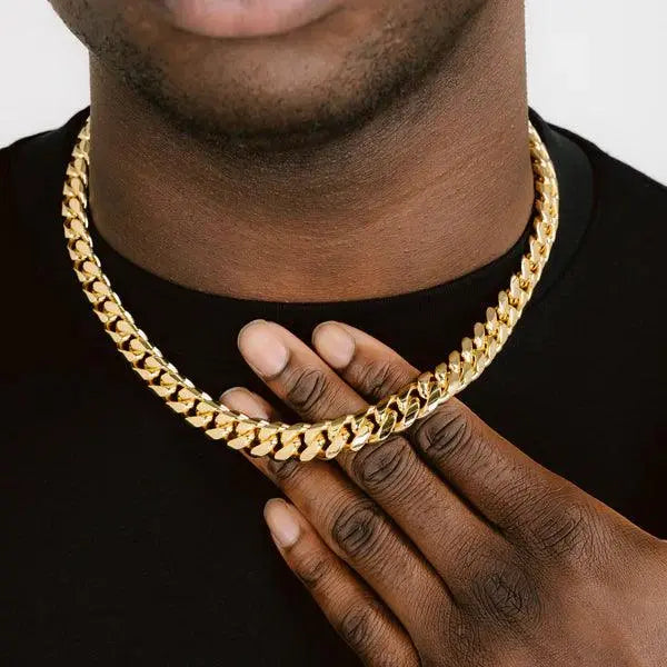12MM MIAMI CUBAN CHAIN - Cartice™LuxuryJewelryGoldSilverWatchBraceletNecklaceChainIced-outCubanMoissaniteTarnish-freeStainlessDurablePremiumShinePlatedStatementDiamondAffordable