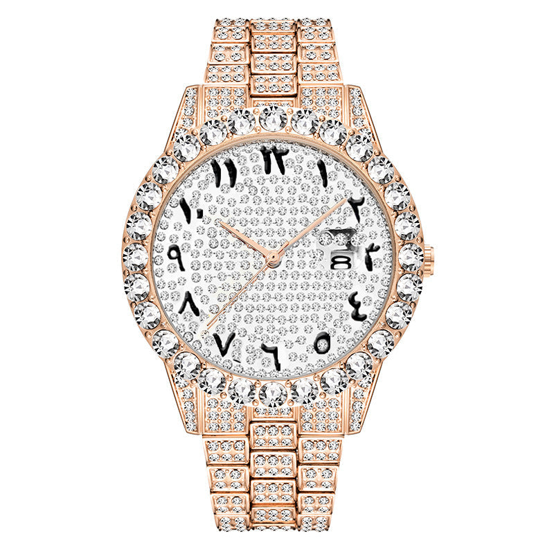 Jade Iced Out Watch