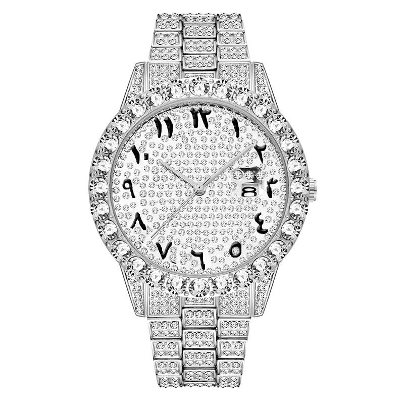 Jade Iced Out Watch