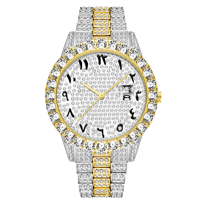 Jade Iced Out Watch