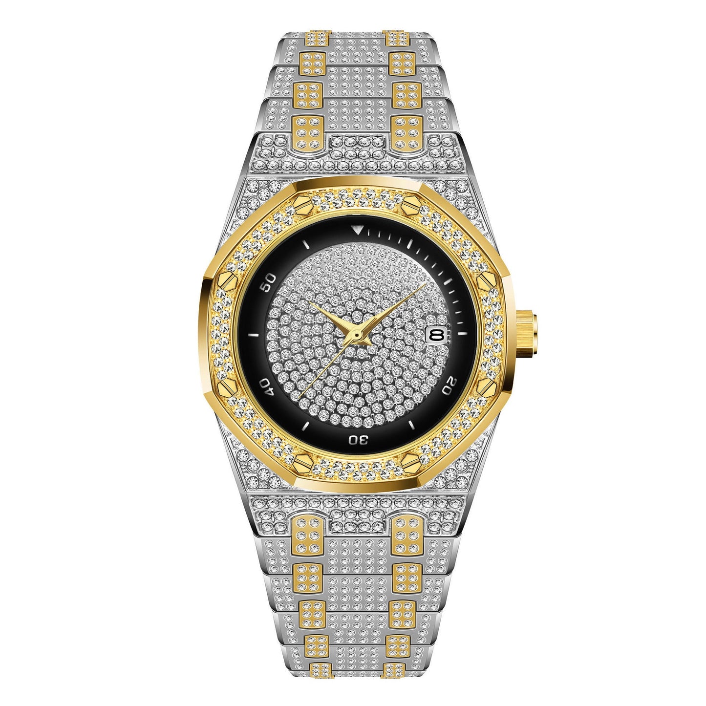 Midas Iced Out Watch
