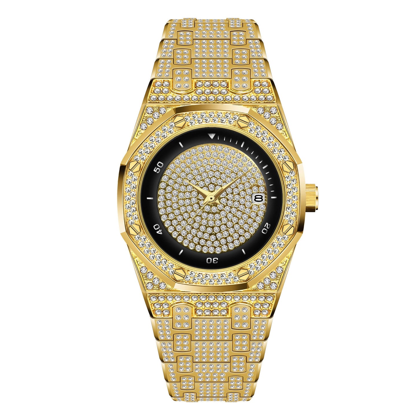 Midas Iced Out Watch