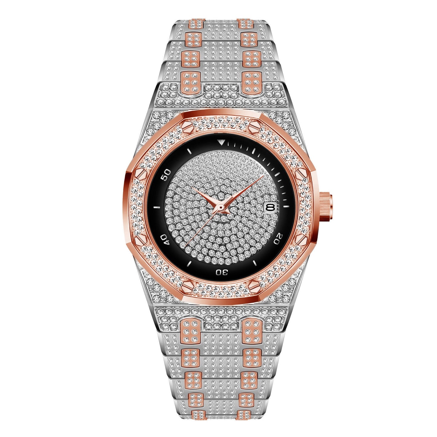 Midas Iced Out Watch