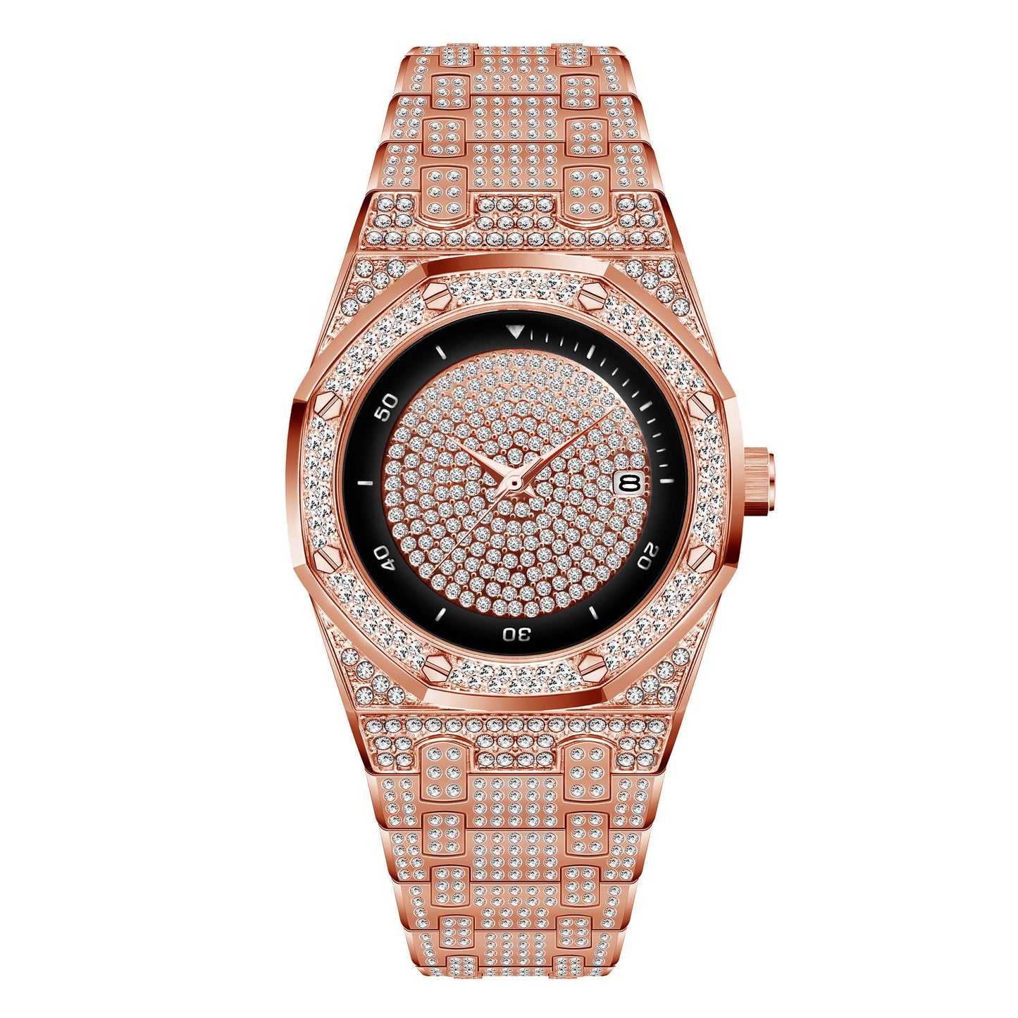 Midas Iced Out Watch