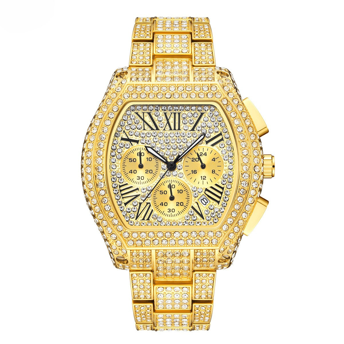 Viking Iced Out Watch