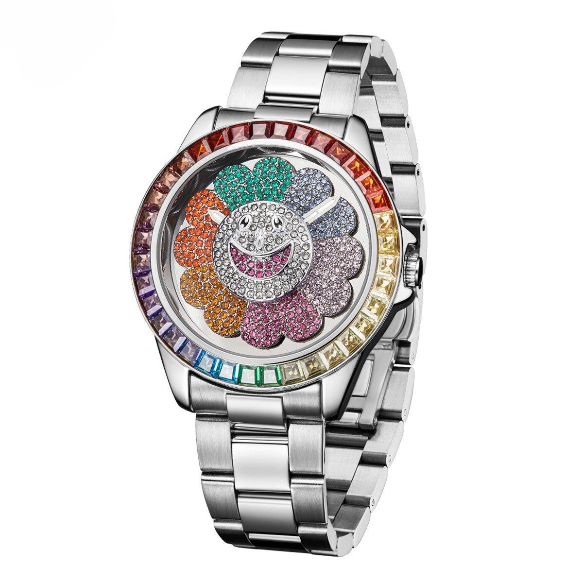 Limited Edition Flower Baguette Watch