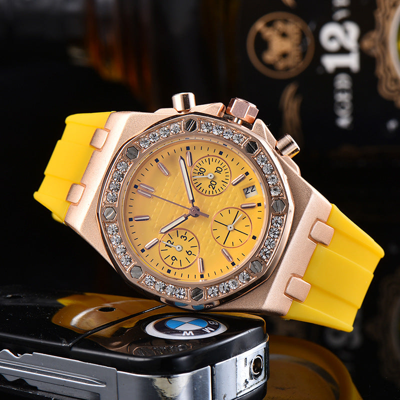 Royale Ice Bezel Chronograph Watch