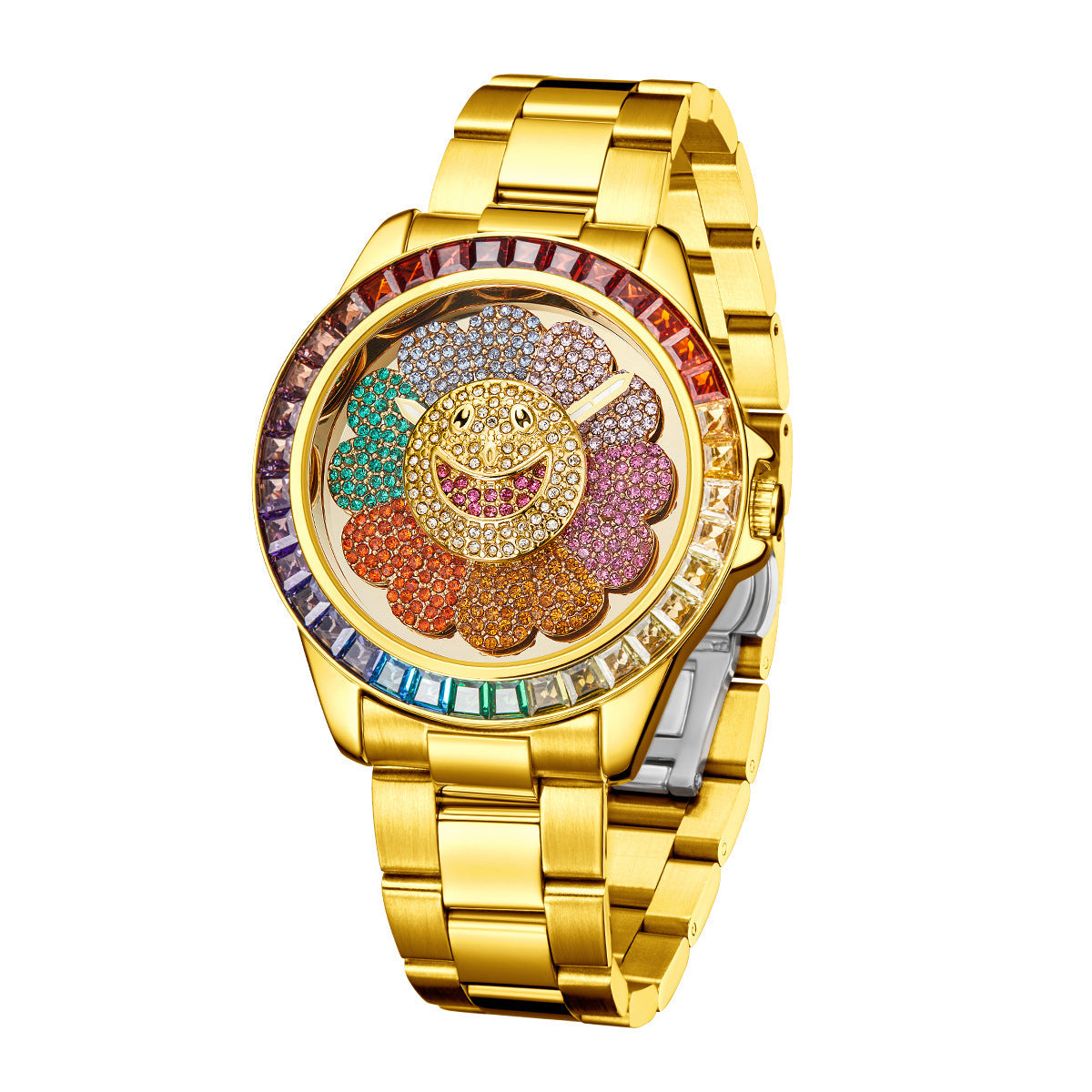 Limited Edition Flower Baguette Watch