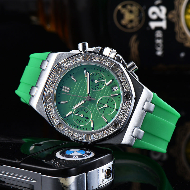 Royale Ice Bezel Chronograph Watch