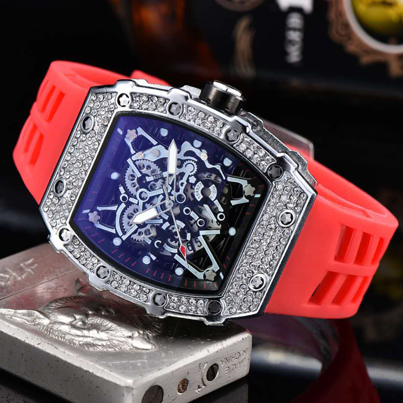 Infinity Skeleton Ice Watch