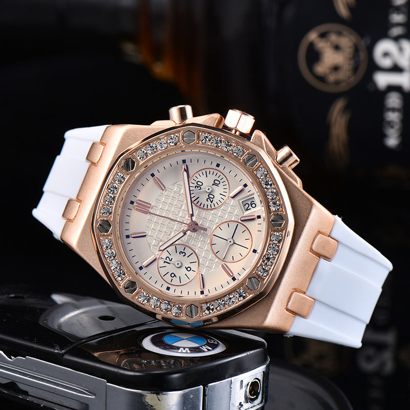 Royale Ice Bezel Chronograph Watch