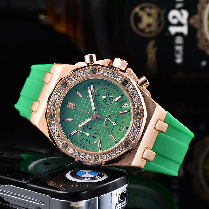 Royale Ice Bezel Chronograph Watch