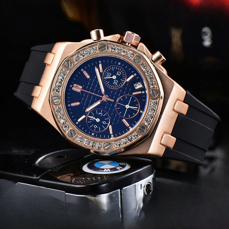 Royale Ice Bezel Chronograph Watch