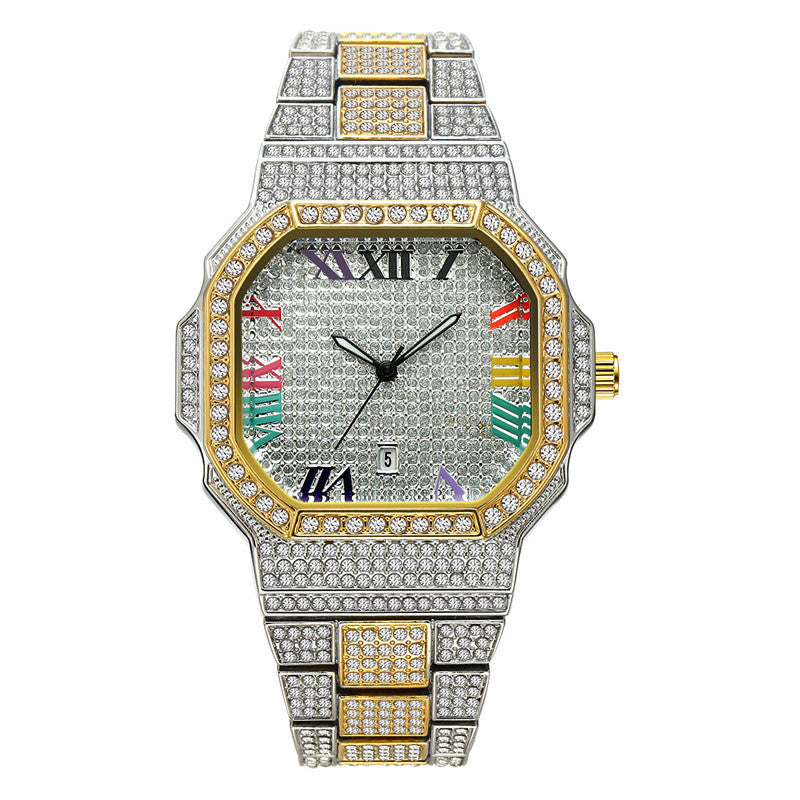 Prestige Rainbow Iced Out Watch