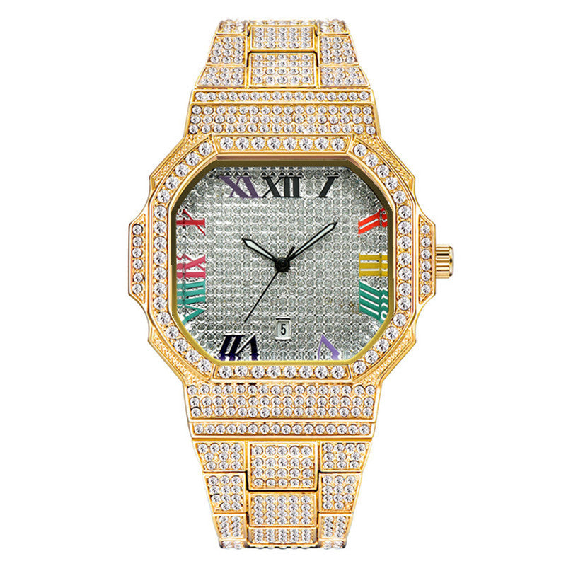 Prestige Rainbow Iced Out Watch
