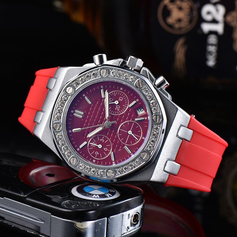 Royale Ice Bezel Chronograph Watch