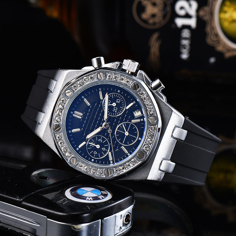 Royale Ice Bezel Chronograph Watch