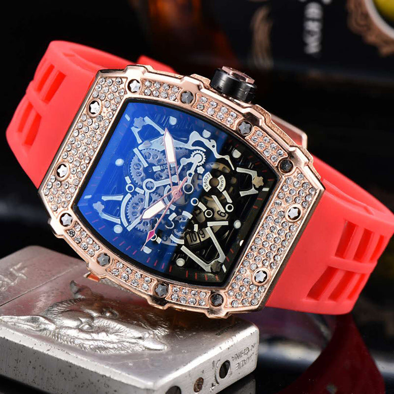 Infinity Skeleton Ice Watch