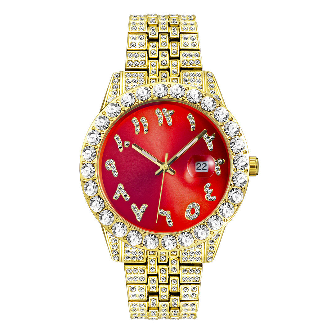 Nexis Arabic Iced Out Watch