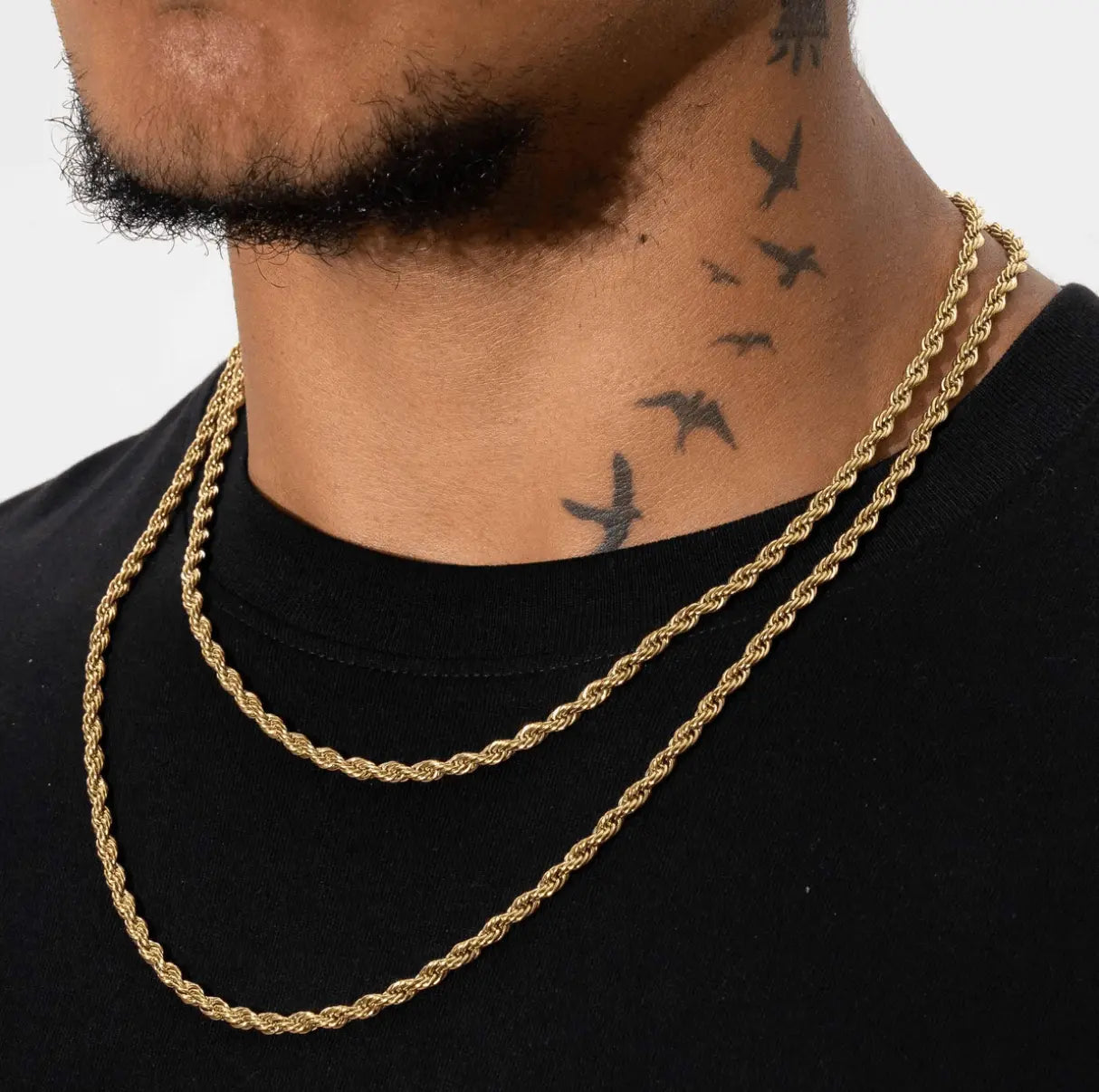 4MM ROPE CHAIN - Cartice™LuxuryJewelryGoldSilverWatchBraceletNecklaceChainIced-outCubanMoissaniteTarnish-freeStainlessDurablePremiumShinePlatedStatementDiamondAffordable