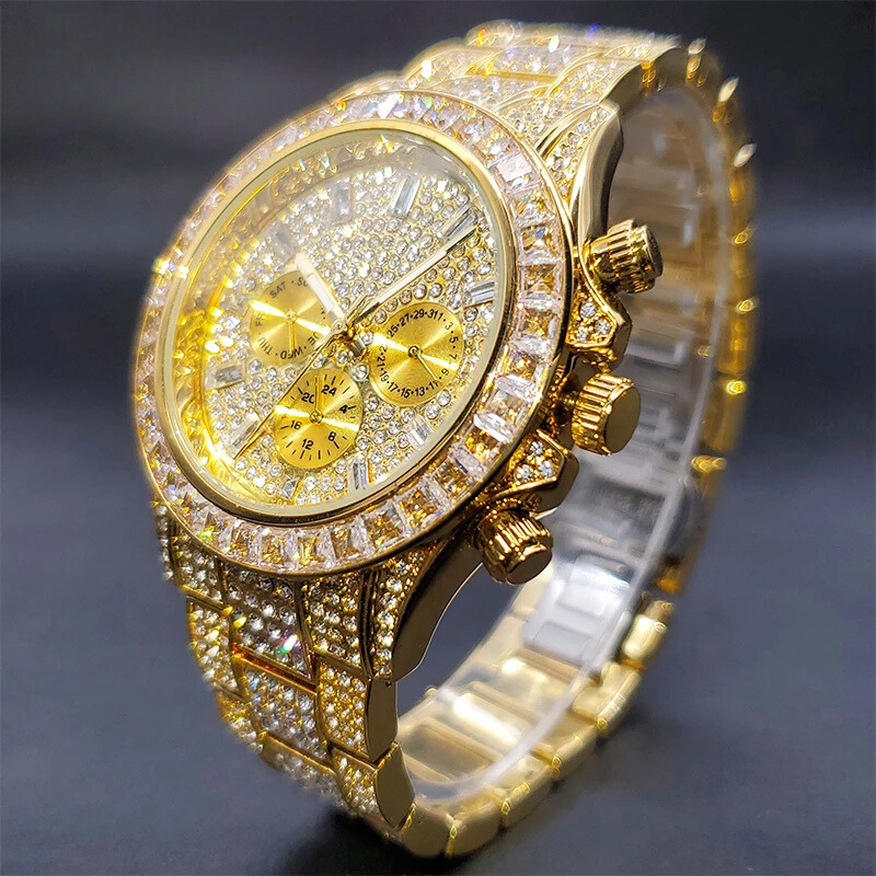 Nove Arabic Iced Out Watch