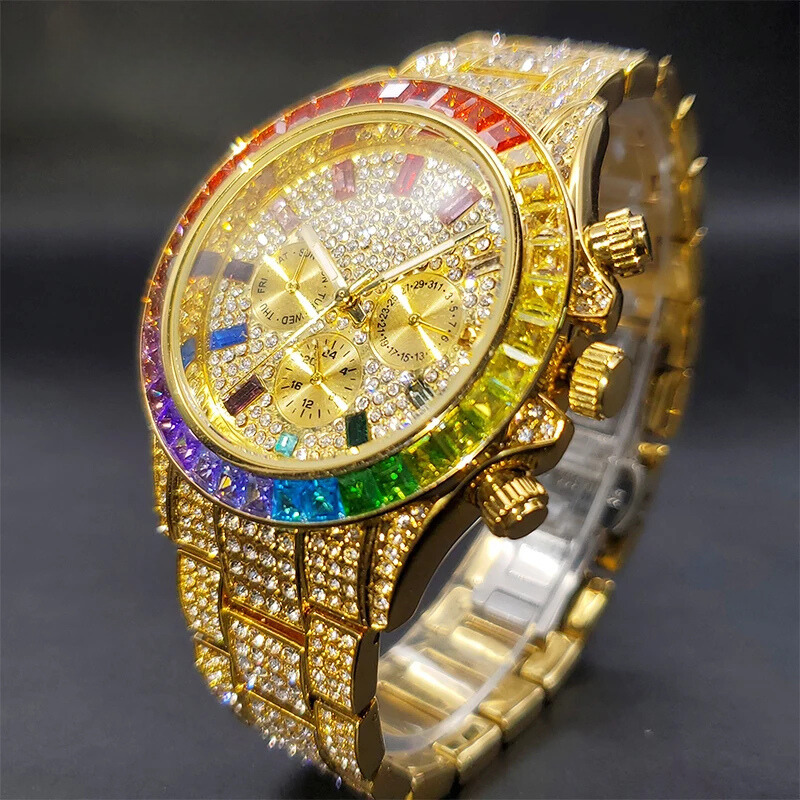 Nove Arabic Iced Out Watch