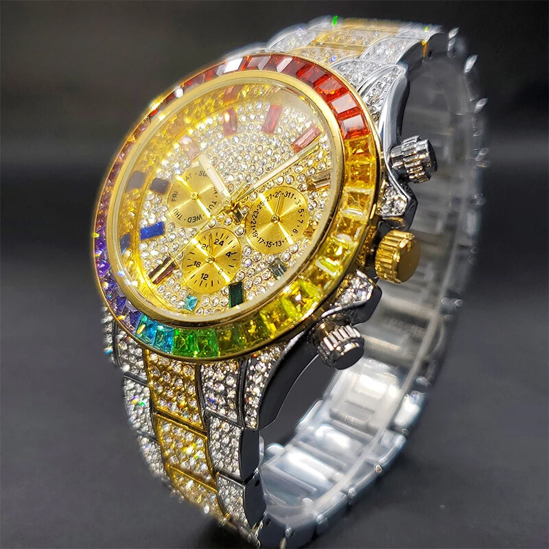 Nove Arabic Iced Out Watch