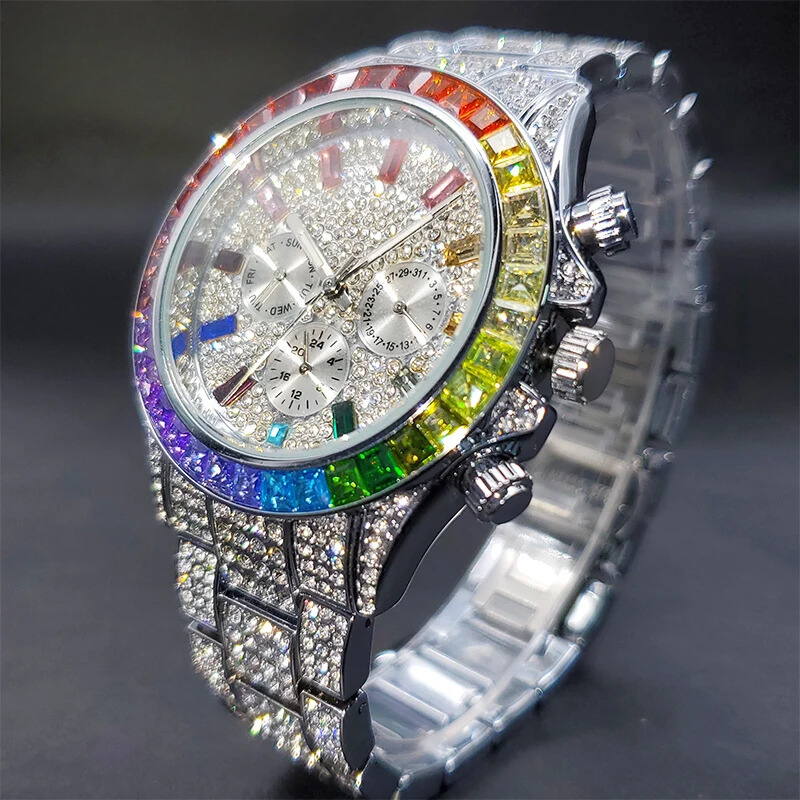 Nove Arabic Iced Out Watch