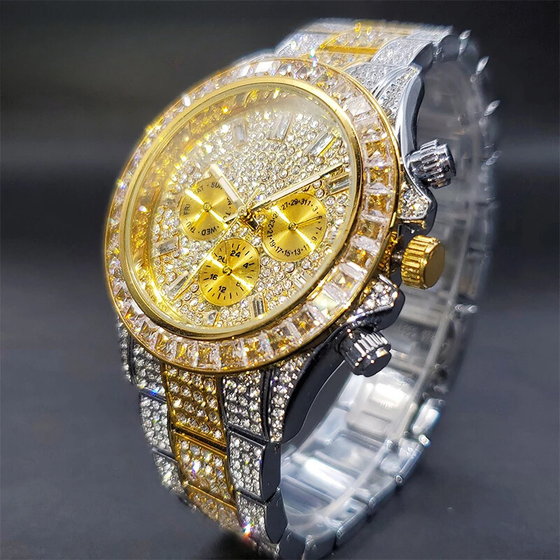 Nove Arabic Iced Out Watch