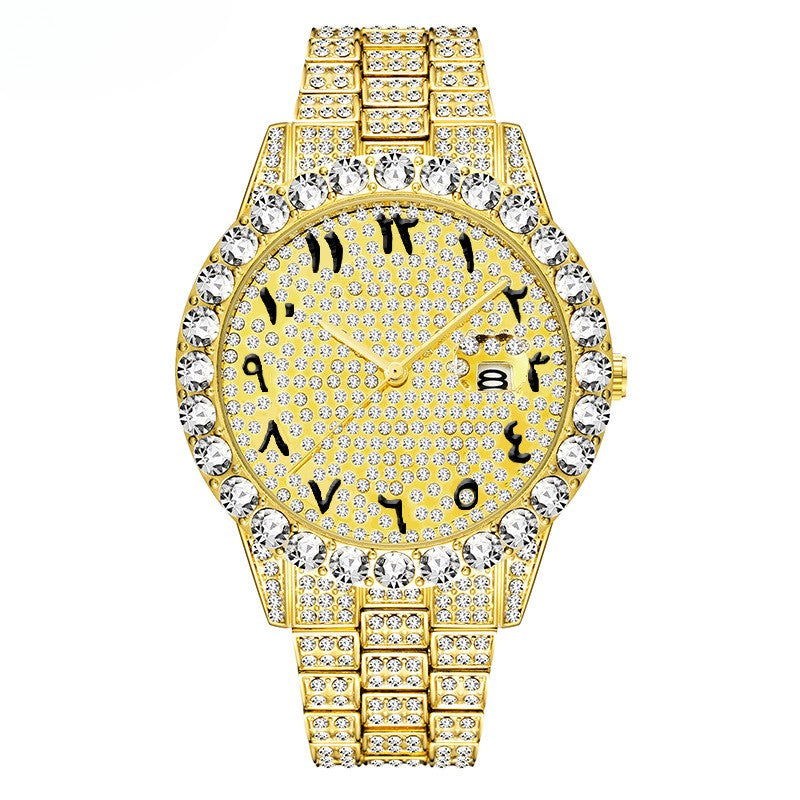 Jade Iced Out Watch