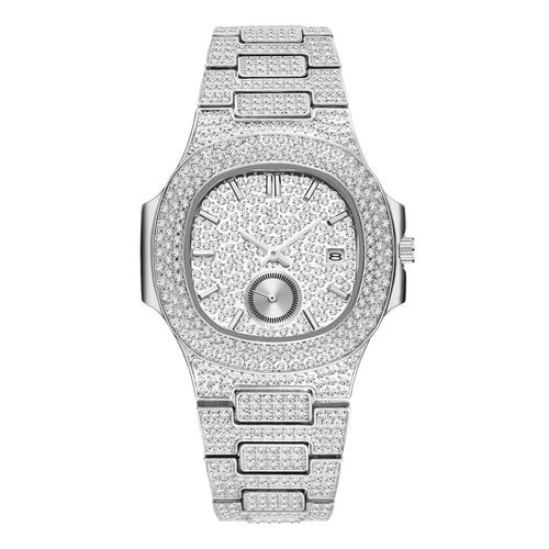 Citrine Iced Out Watch