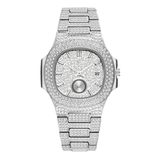 Citrine Iced Out Watch