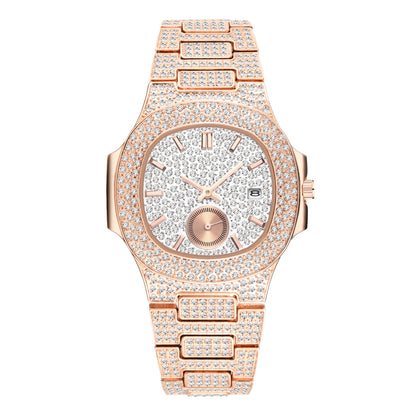 Citrine Iced Out Watch
