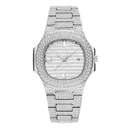 Citrine Iced Out Watch