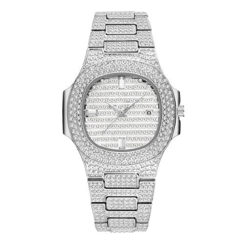 Citrine Iced Out Watch