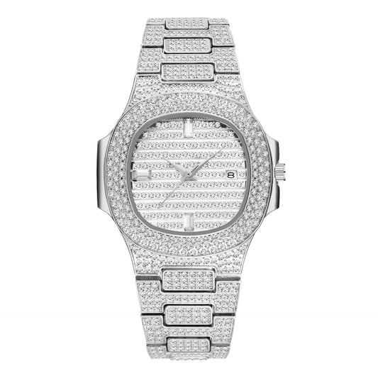 Citrine Iced Out Watch