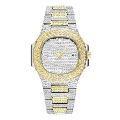Citrine Iced Out Watch