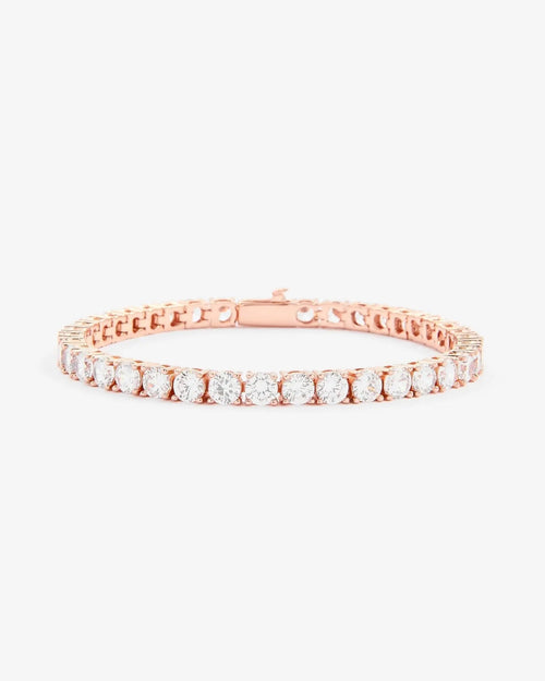 5mm Tennis Bracelet - Rose Gold - Cartice™LuxuryJewelryGoldSilverWatchBraceletNecklaceChainIced-outCubanMoissaniteTarnish-freeStainlessDurablePremiumShinePlatedStatementDiamondAffordable