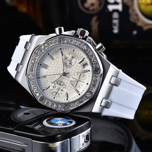 Royale Ice Bezel Chronograph Watch