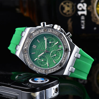 Royale Ice Bezel Chronograph Watch