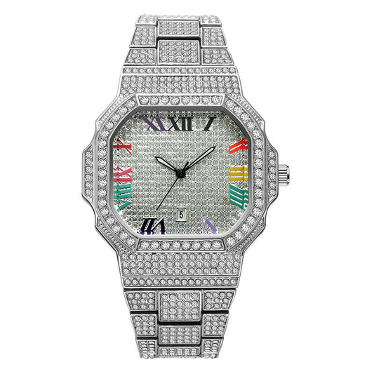 Prestige Rainbow Iced Out Watch