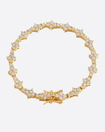 Comb tennis Bracelet - Gold - Cartice™LuxuryJewelryGoldSilverWatchBraceletNecklaceChainIced-outCubanMoissaniteTarnish-freeStainlessDurablePremiumShinePlatedStatementDiamondAffordable
