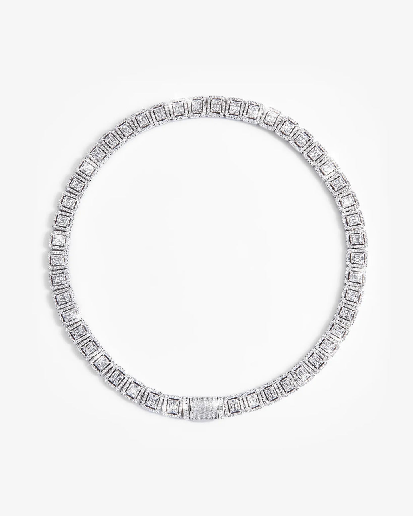 12mm Clustered Tennis Chain